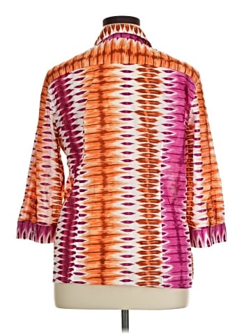 Chico's 3/4 Sleeve Button-Down Shirt (view 2)