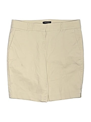 Ann Taylor Khaki Shorts (view 1)
