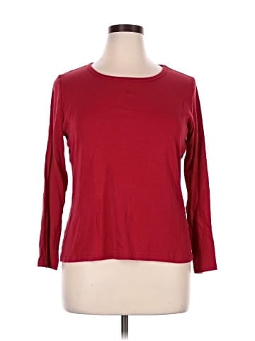 St. John's Bay Long Sleeve Top (view 1)