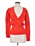 Something Navy Orange Long Sleeve Top Size S - photo 1