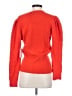 Something Navy Orange Long Sleeve Top Size S - photo 2