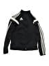 Adidas 100% Polyester Black Track Jacket Size L (youth) - photo 1