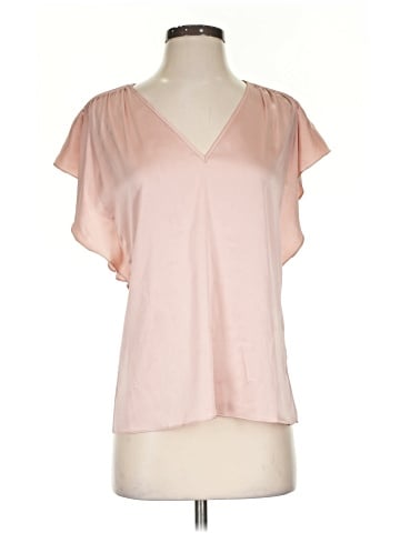 White House Black Market Short Sleeve Blouse (view 1)