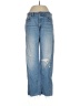 Madewell 100% Cotton Hearts Blue Jeans Size 28 waist - photo 1