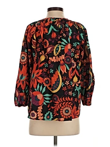 Tucker 3/4 Sleeve Blouse (view 2)