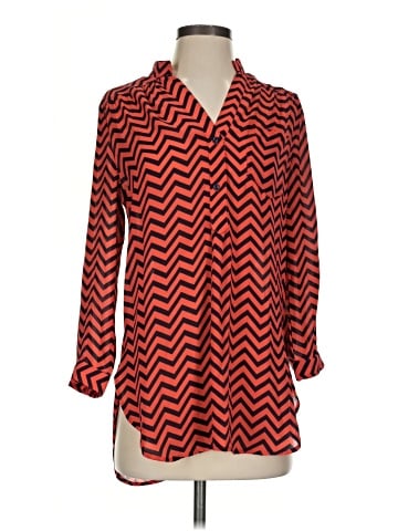 Blue Rain Long Sleeve Blouse (view 1)