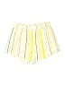 Roxy Girl 100% Polyester Stripes Yellow Shorts Size 10 - 12 - photo 1