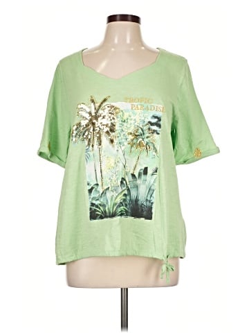 Ulla Popken Short Sleeve Top (view 1)