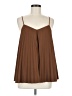 Tibi Brown Sleeveless Blouse Size 8 - photo 1