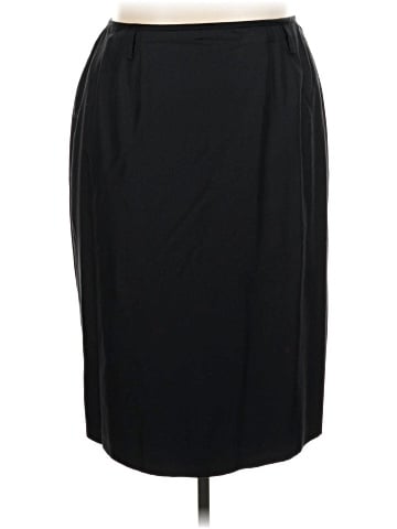 Linda Allard Ellen Tracy Silk Skirt (view 1)