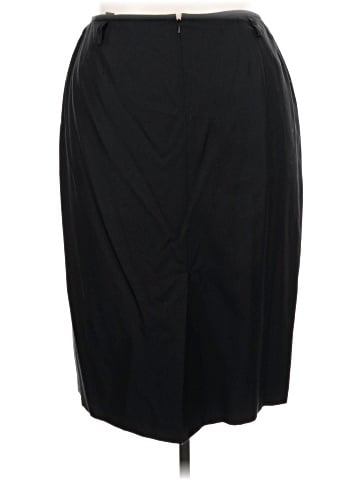 Linda Allard Ellen Tracy Silk Skirt (view 2)