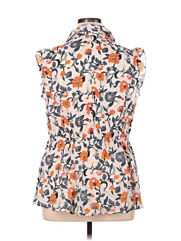 Lane Bryant Sleeveless Button-Down Shirt (view 2)