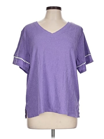 Cuddl Duds Short Sleeve Top (view 1)