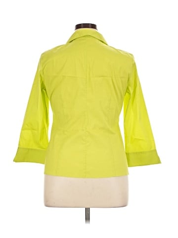Lafayette 148 New York 3/4 Sleeve Button-Down Shirt (view 2)