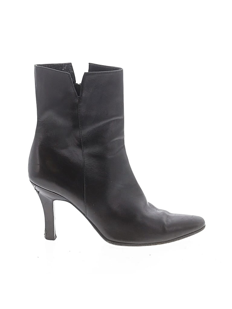 Pre-owned Vaneli Ankle Boots In Black