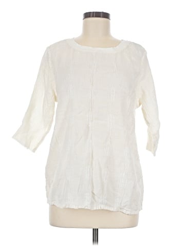 Flax 3/4 Sleeve Blouse (view 1)