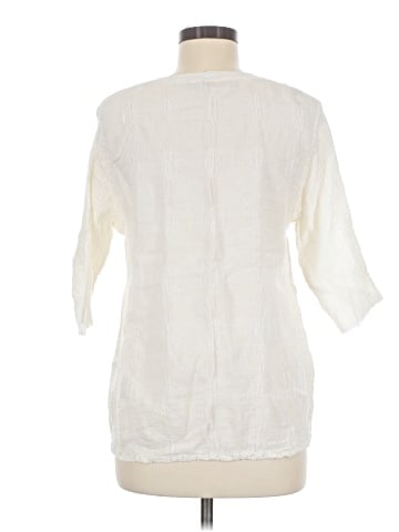 Flax 3/4 Sleeve Blouse (view 2)