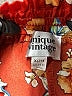 Unique Vintage 100% Polyester Floral Red Shorts Size 14 - photo 3