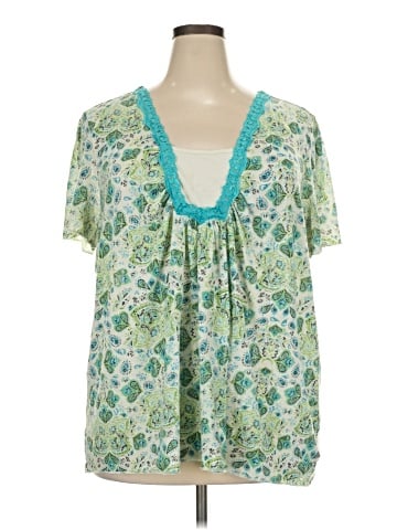 Faded Glory Short Sleeve Blouse (view 1)