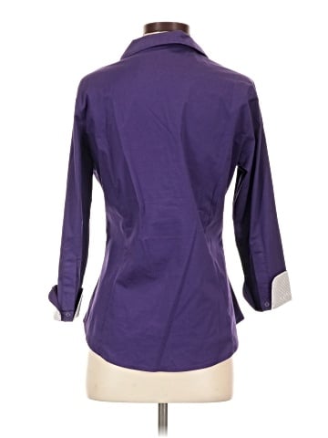 Riders by Lee 3/4 Sleeve Button-Down Shirt (view 2)