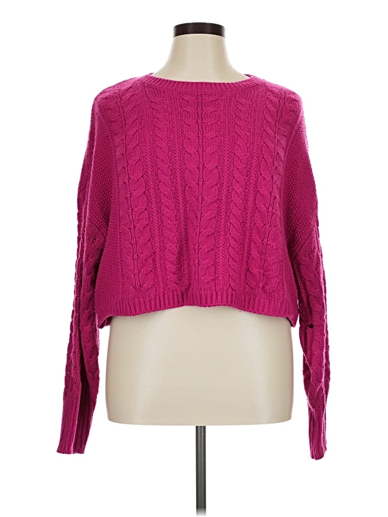 Pre-owned Hippie Rose Pullover Sweater In Pink