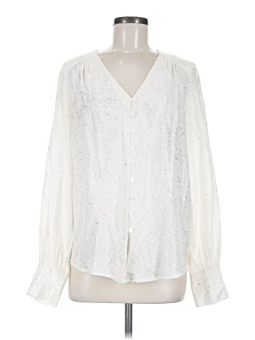 Fifteen Twenty Long Sleeve Silk Top (view 1)