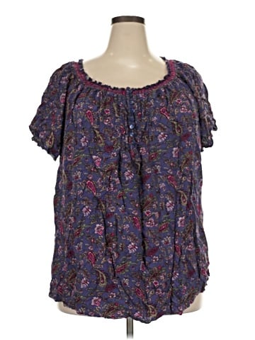 Faded Glory Short Sleeve Blouse (view 1)