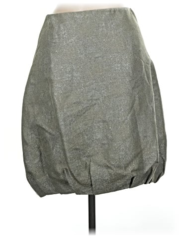 Giorgio Armani Faux Leather Skirt (view 2)