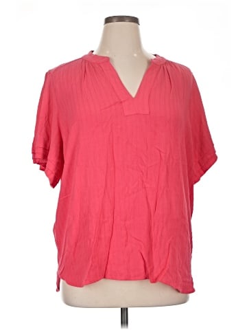Well Worn Short Sleeve Blouse (view 1)