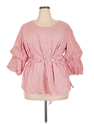INC International Concepts 3/4 Sleeve Blouse (view 1)