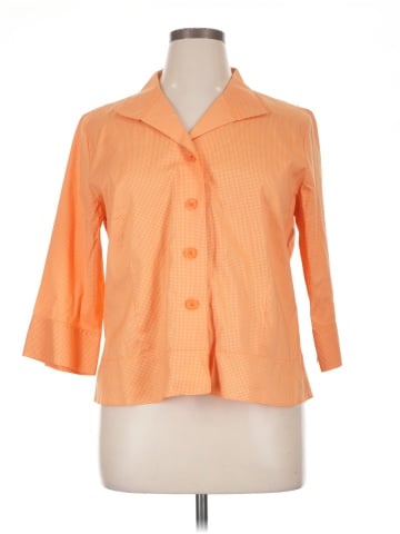 Coldwater Creek 3/4 Sleeve Button-Down Shirt (view 1)