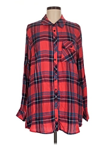 Tolani Long Sleeve Button-Down Shirt (view 1)