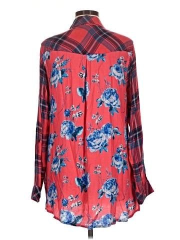 Tolani Long Sleeve Button-Down Shirt (view 2)