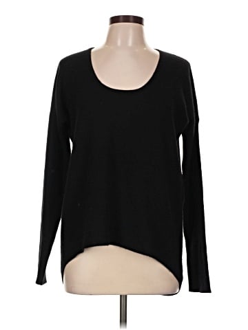 Aqua Cashmere Pullover Sweater (view 1)