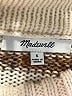 Madewell Stripes Tan Wool Pullover Sweater Size S - photo 7