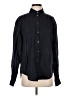 Veronica Beard 100% Linen Solid Black Long Sleeve Button-Down Shirt Size S - photo 1