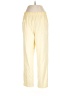 Basic Editions Solid Yellow Casual Pants Size L - photo 1