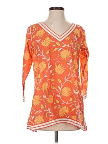 Gretchen Scott Designs 3/4 Sleeve Blouse (view 1)