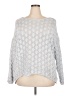 Pink Rose 100% Polyester Gray Pullover Sweater Size 2X - photo 1
