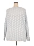 Pink Rose 100% Polyester Gray Pullover Sweater Size 2X - photo 2