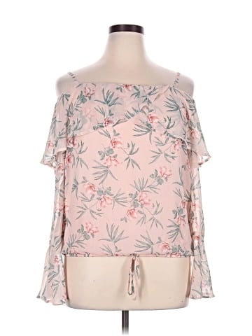 Iz Byer 3/4 Sleeve Blouse (view 1)