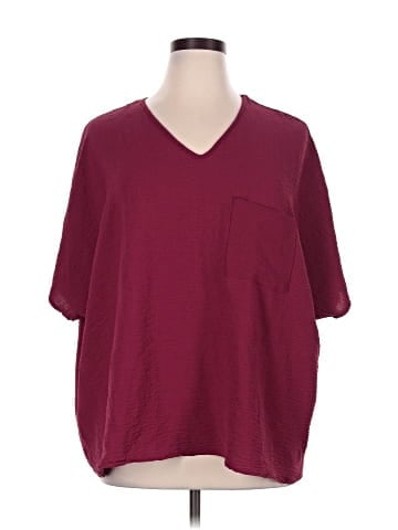 Zenana Short Sleeve Blouse (view 1)