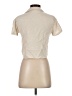 Love Notes Ivory Short Sleeve Blouse Size S - photo 2