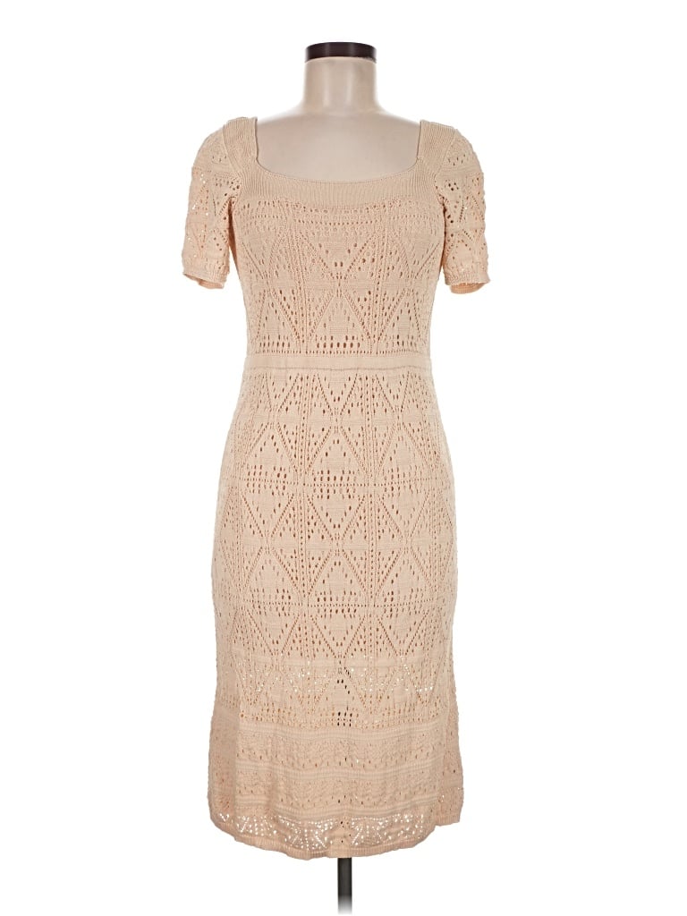 Pre-owned Bluivy Cocktail Dress In Tan