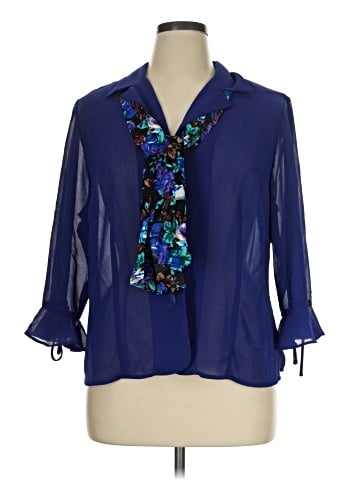 Studio 1 3/4 Sleeve Blouse (view 1)