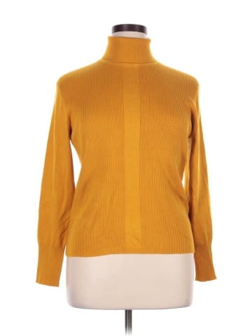 Cable & Gauge Turtleneck Sweater (view 1)