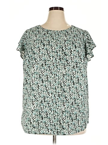 Adrianna Papell Short Sleeve Blouse (view 1)