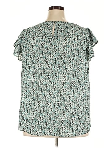 Adrianna Papell Short Sleeve Blouse (view 2)