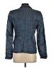 Zara Basic Chevron-herringbone Blue Blazer Size S - photo 2