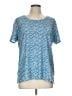 L.L.Bean Tweed Blue Short Sleeve T-Shirt Size L - photo 1